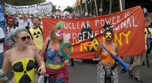 The banner that got all the media attention