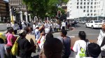 Photo of picket outside parliament in Cape Town