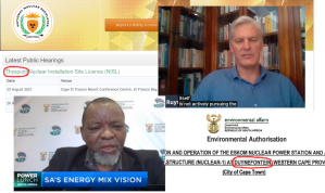 Composite showing documents supporting both Thyspunt and Koeberg sites